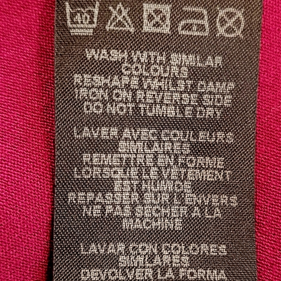 New ASOS Fit & Flare Wine Red Dress sz 10 - Picture 7 of 8